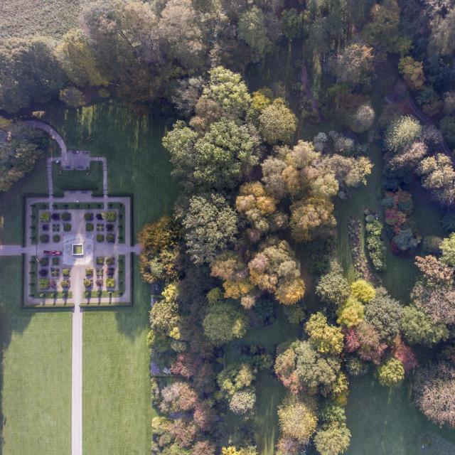 Argoules, Jardins de l'abbaye de Valloires