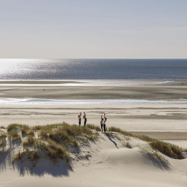 Fort Mahon, Yoga Dans Les Dunes