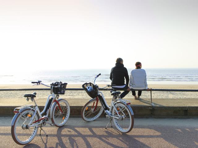 Le Touquet, vélo maritime, baie de canche