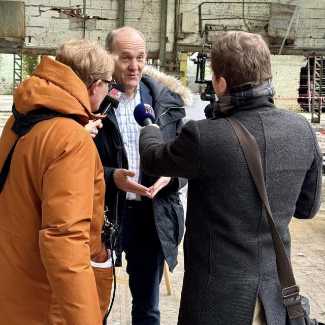 Visite du projet de Cité de la Bière à Bailleul