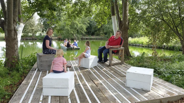 Amiens, festival des hortillonnages, famille